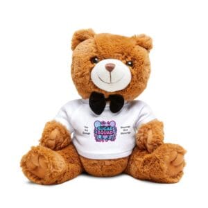 Sugar Squad Teddy Bear with T-Shirt