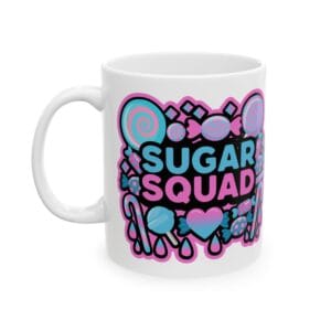 Sugar Squad Logo Ceramic Mug, (11oz, 15oz)
