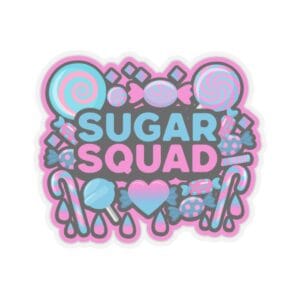 Sugar Squad Logo Kiss-Cut Stickers